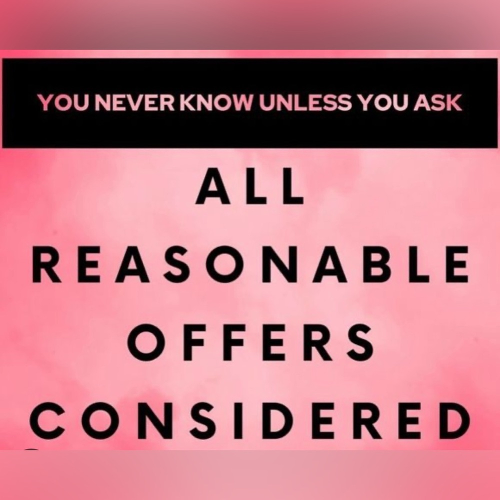 Make an offer! All reasonable offers are considered!